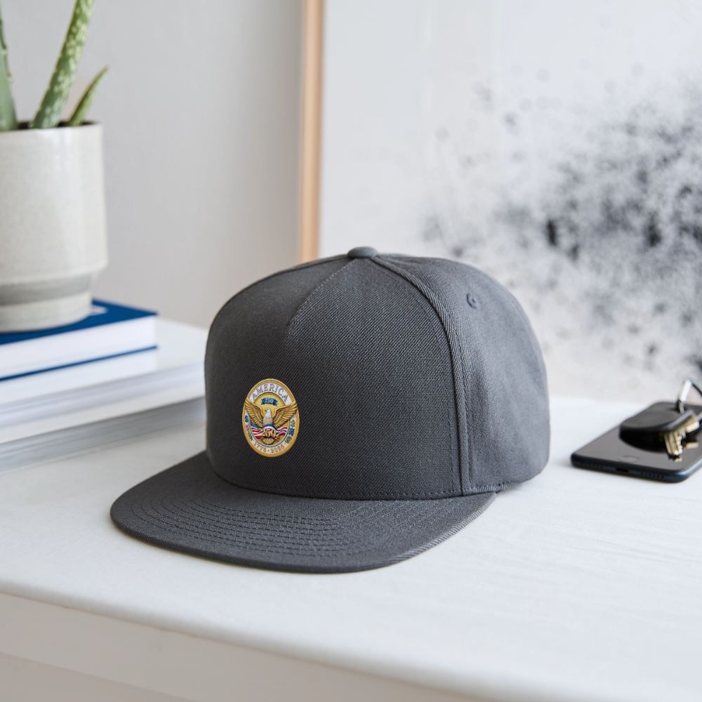 AMERICA 250 ORIGINAL Snapback Baseball Cap - dark grey