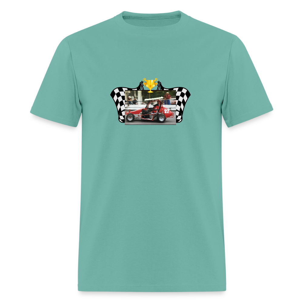 BILL 27 CHECKERED FLAG WITH TROPHY 1 Unisex Classic T-Shirt - aquatic
