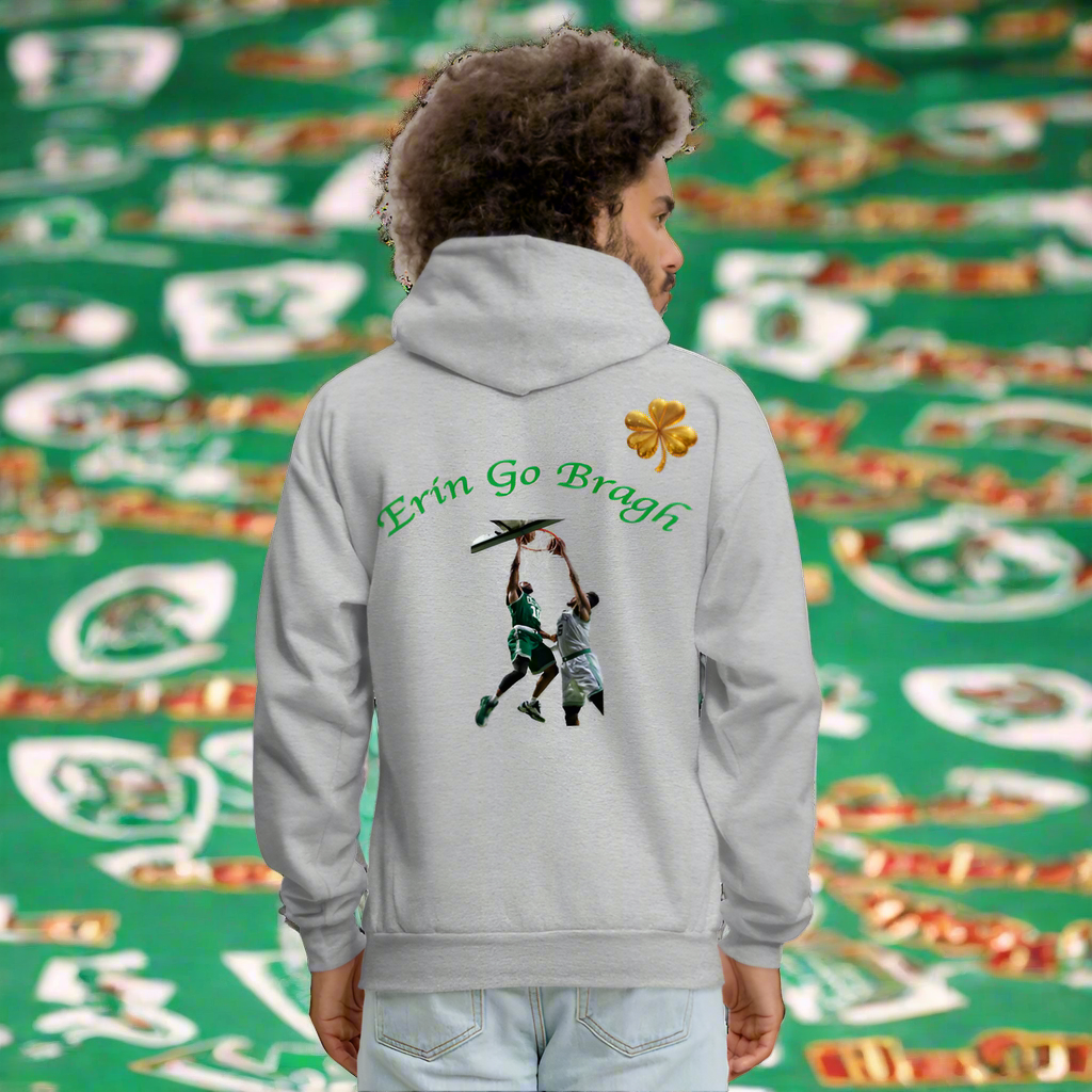ERIN GO BRAGH DOUBLE GOLD Men's Hoodie - heather gray