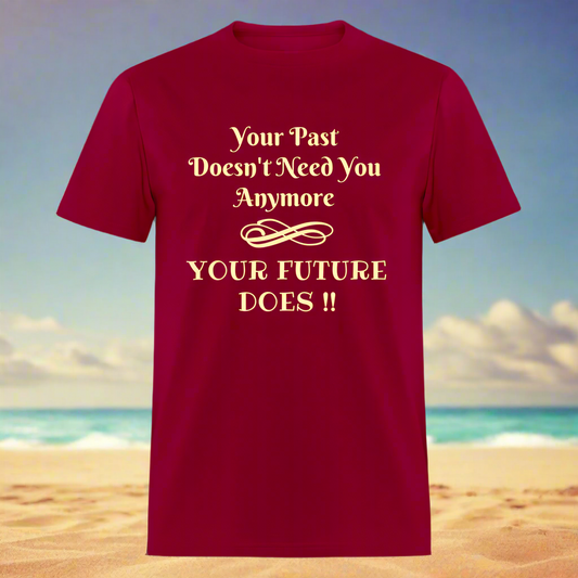 YOUR PAST/FUTURE Unisex Classic T-Shirt - dark red