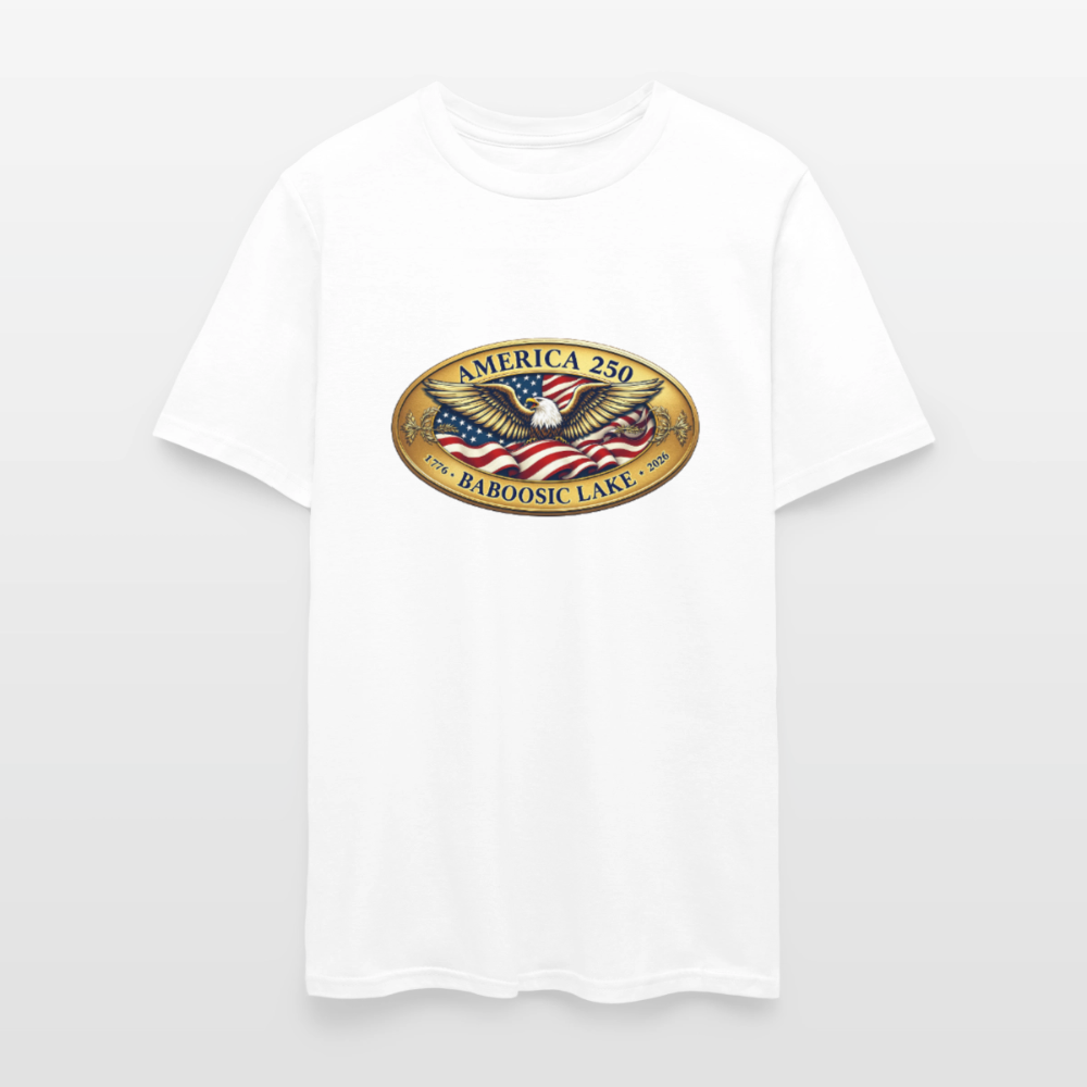 BABOOSIC LAKE AMERICA 250 Men's T-Shirt - white