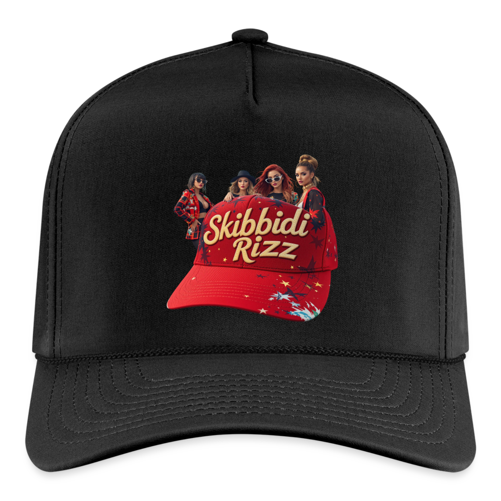 Skibbidi Rizz Authentic Imperial Ropel Cap - black/black