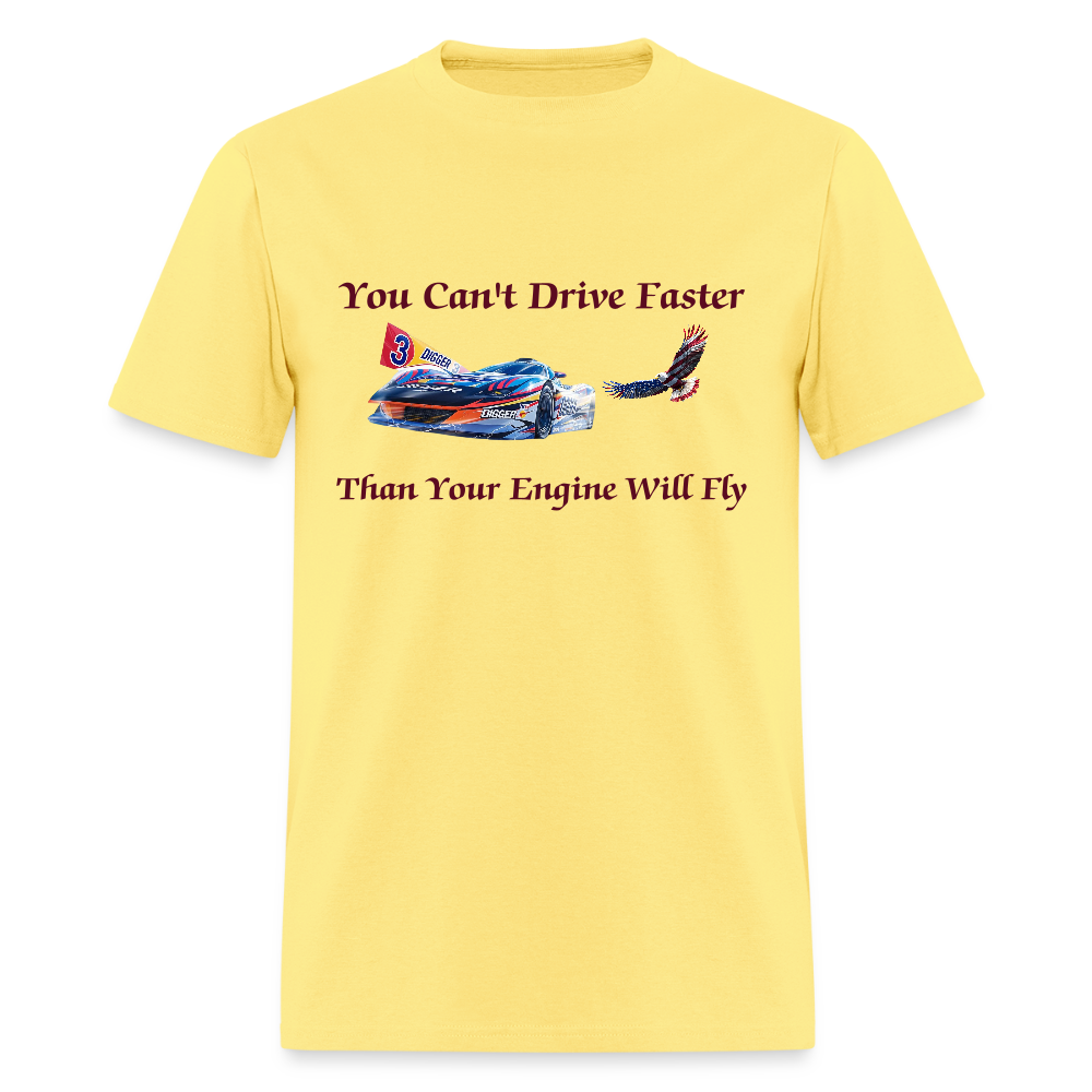 Drive Faster Digger 3 Unisex Classic T-Shirt - cornsilk