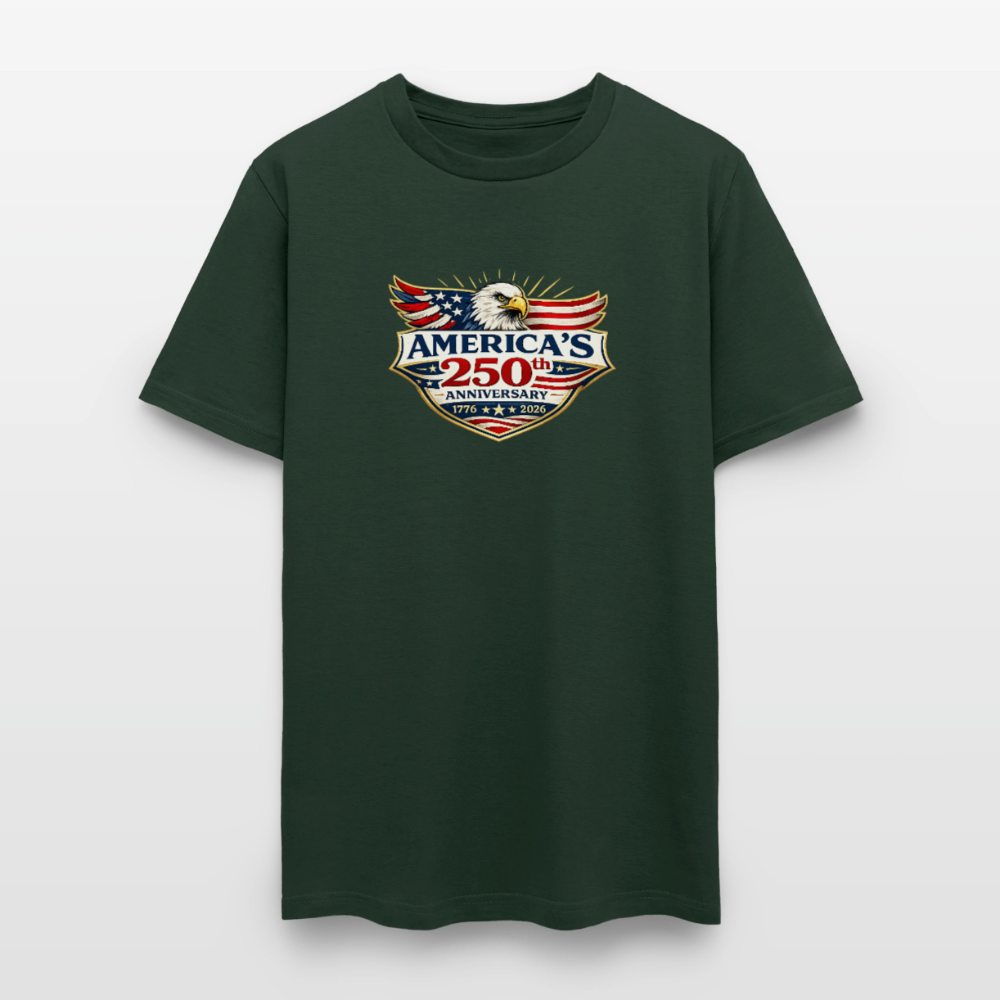 AMERICA 250th ANNIVERSARY Eagle Men's T-Shirt - forest green
