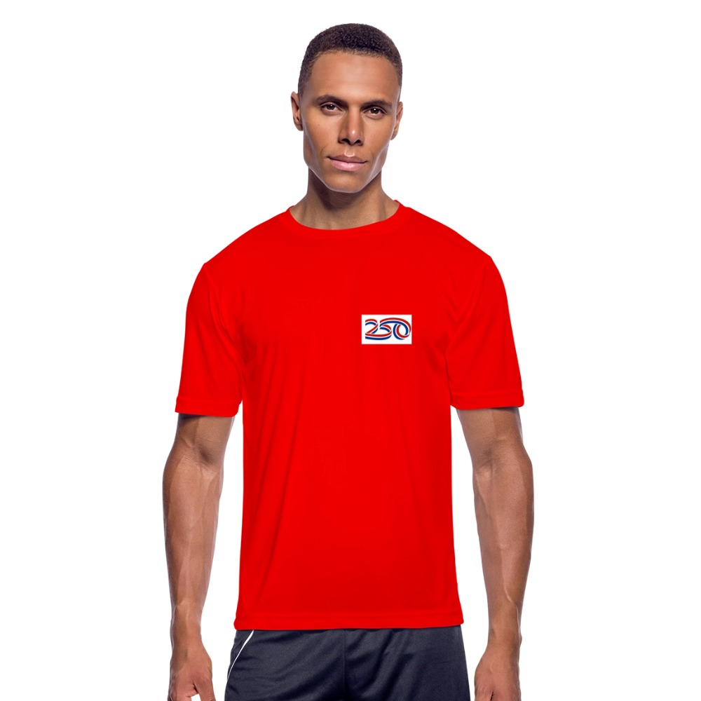 Men’s Moisture Wicking Performance T-Shirt - red