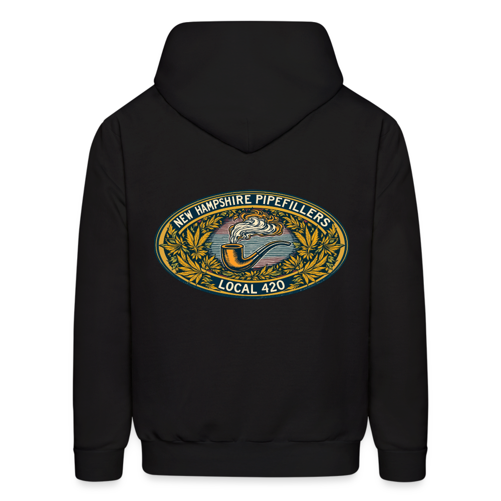 NEW HAMPSHIRE PIPEFILLERS UNION LOCAL 420 Hoodie 2 - black