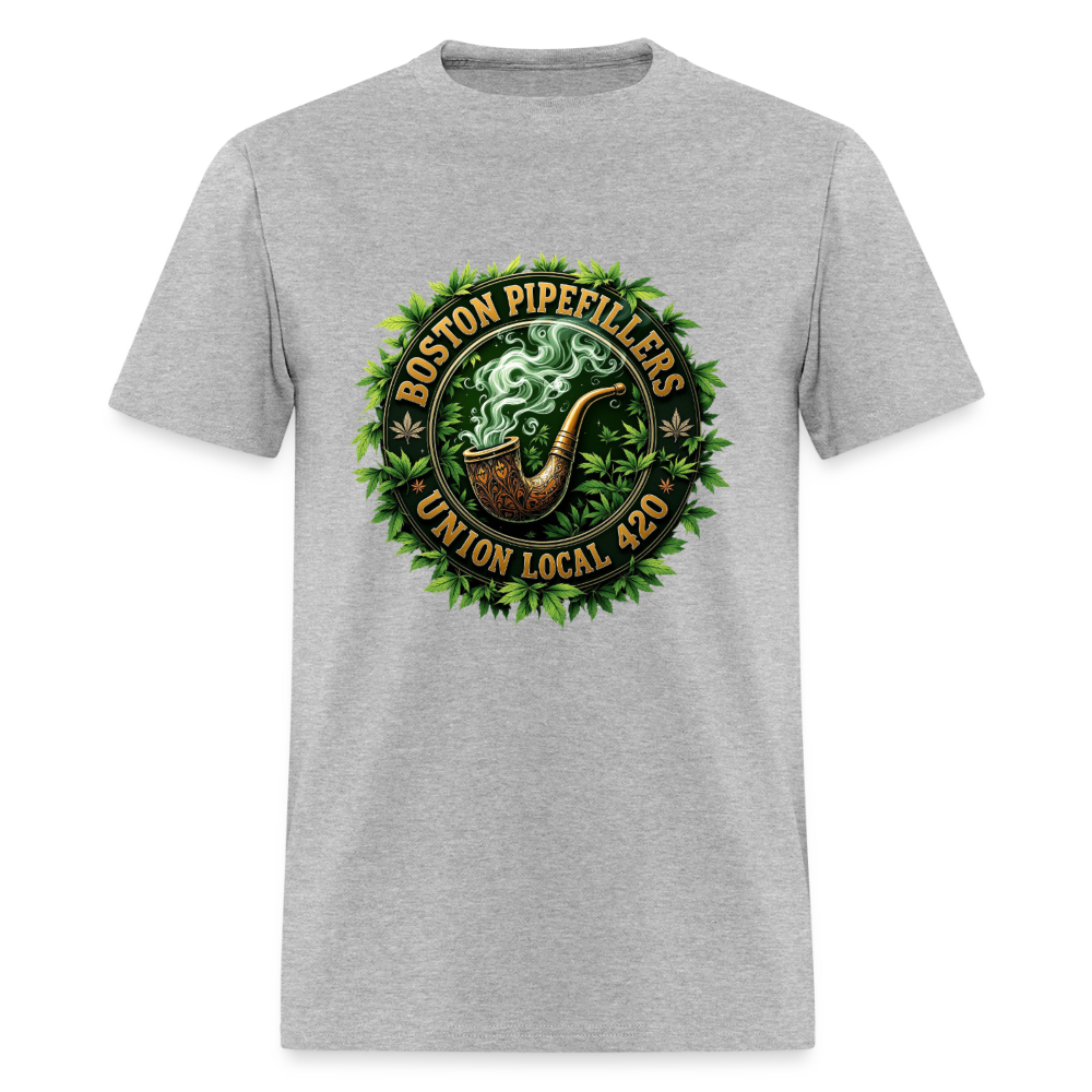 BOSTON PIPEFILLERS LOCAL 420 Men's T-Shirt - heather gray