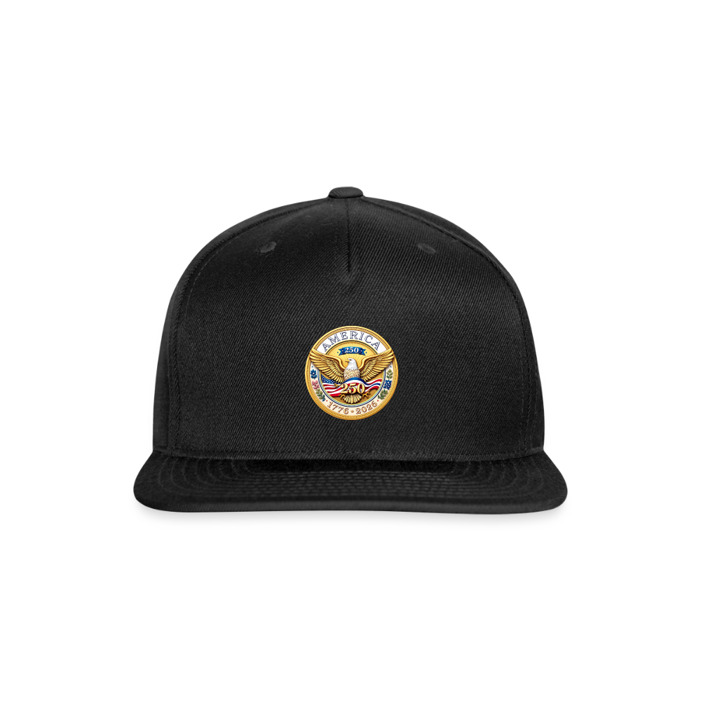 AMERICA 250 ORIGINAL Snapback Baseball Cap - black