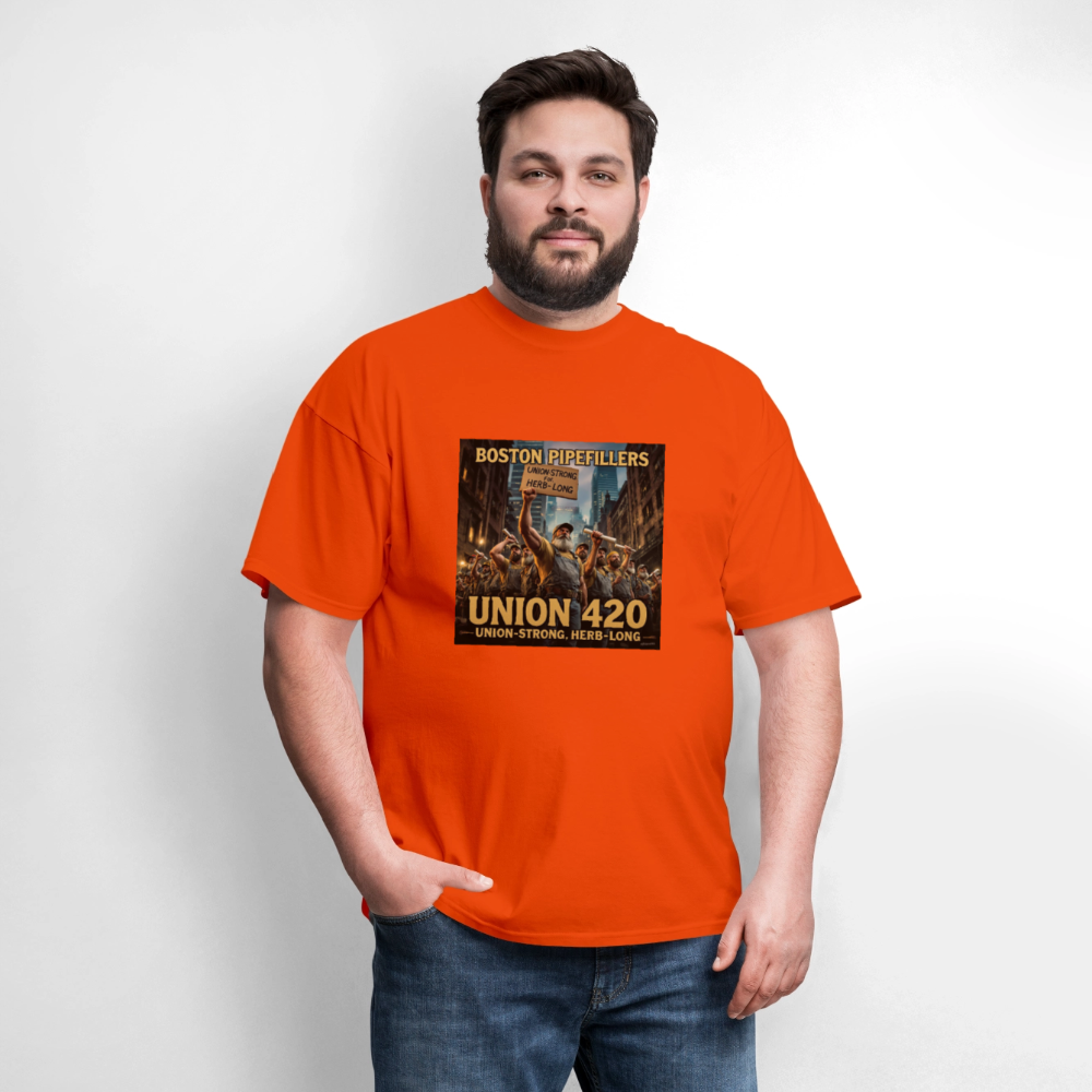 BOSTON PIPEFILLERS Unisex Classic T-Shirt - orange