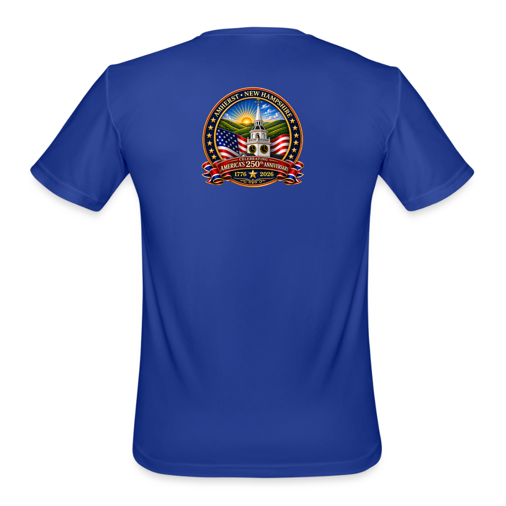 Men’s Moisture Wicking Performance T-Shirt - royal blue
