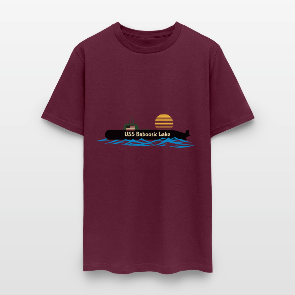 USS BABOOSIC LAKE Hanes Unisex Classic T-Shirt - burgundy