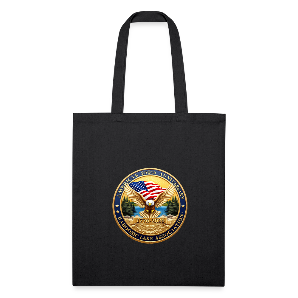 America's 250th Anniversary BLA Recycled Tote Bag - black