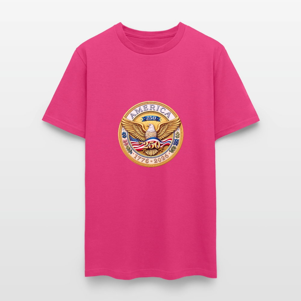 AMERICA 250 Men's T-Shirt - fuchsia