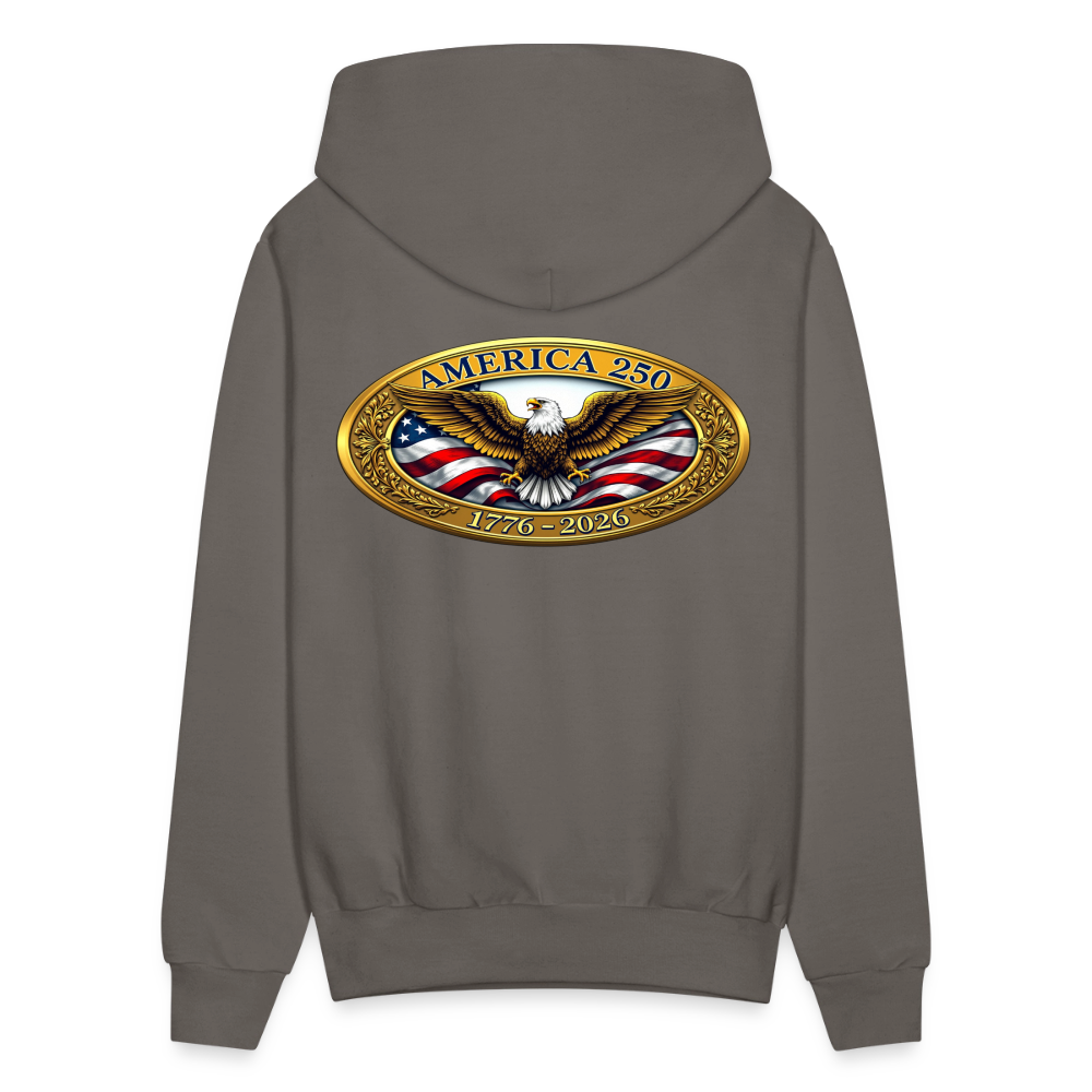 AMERICA 250 Men's Hoodie - asphalt gray