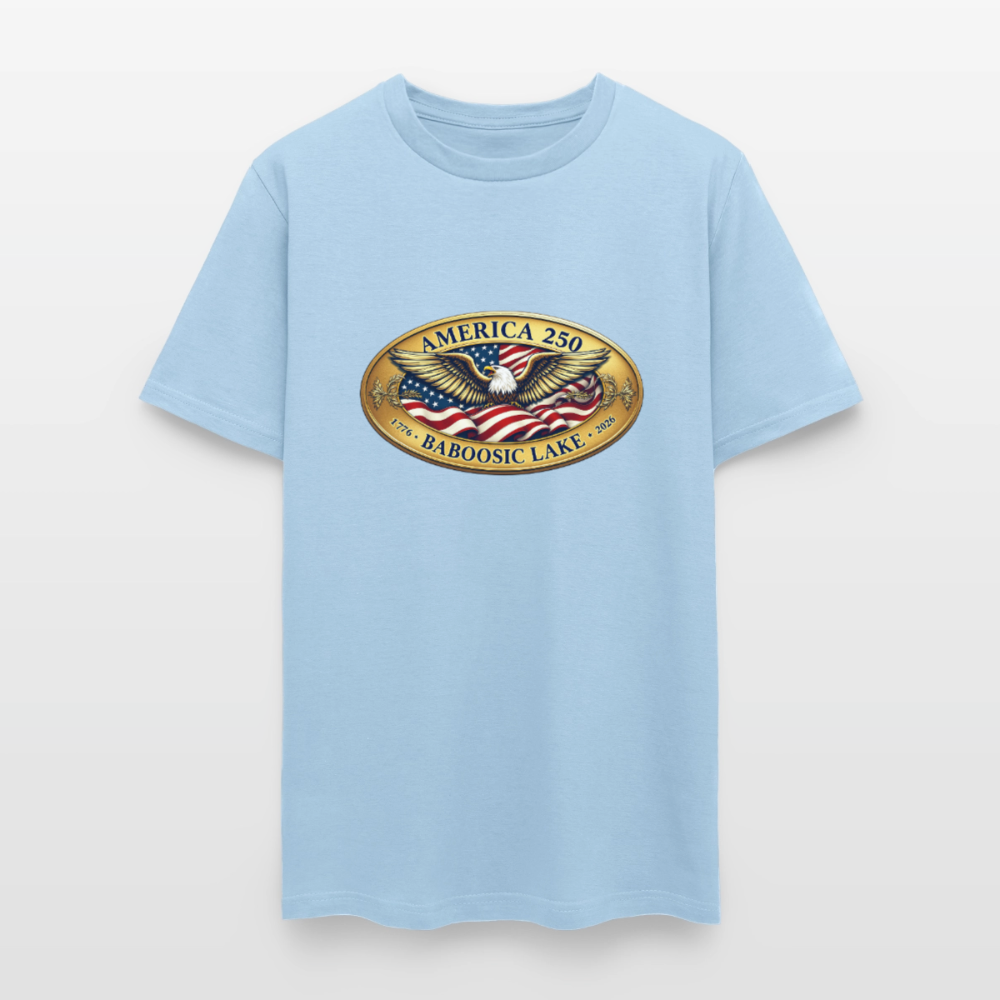 BABOOSIC LAKE AMERICA 250 Men's T-Shirt - powder blue