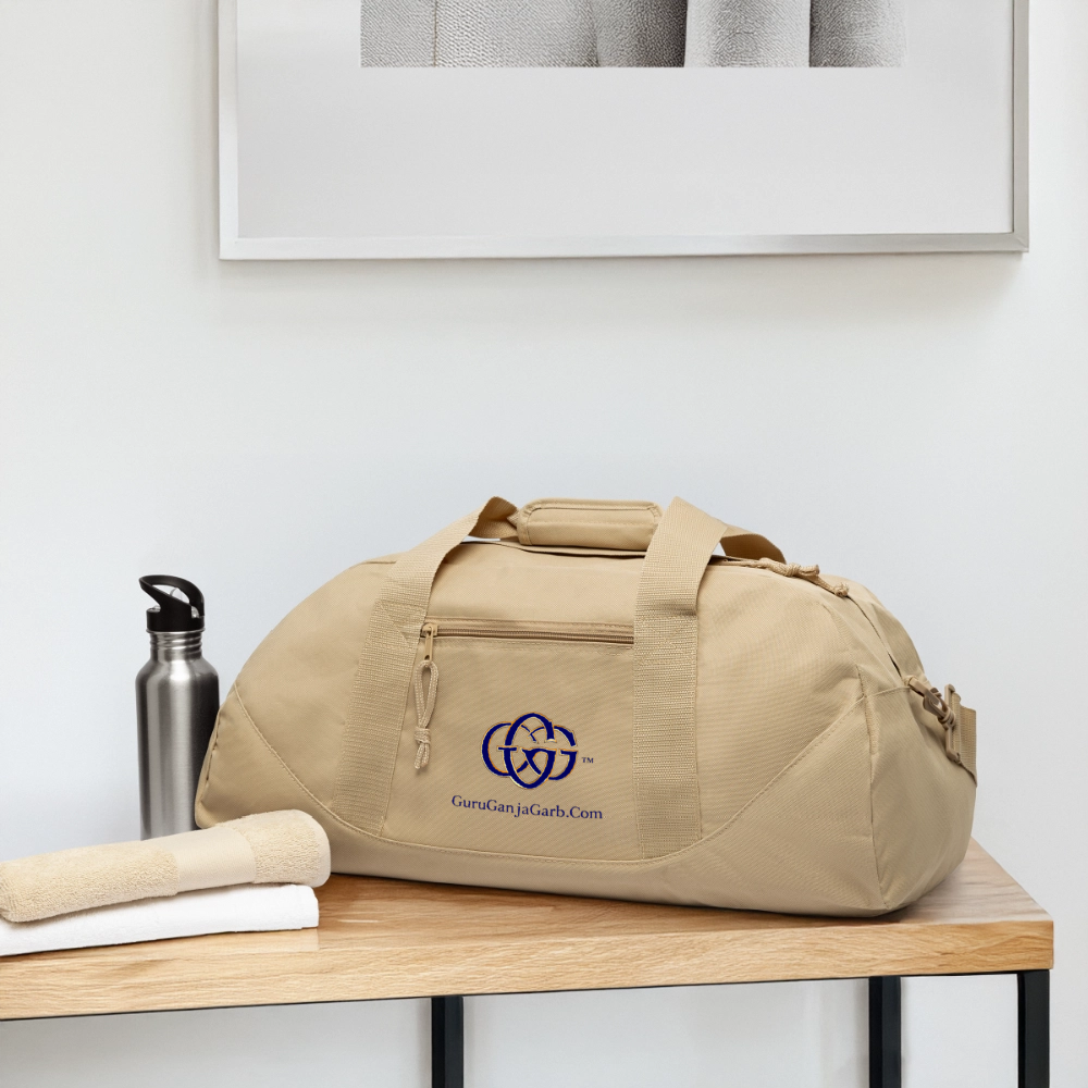 GGG LOGO Recycled Duffel Bag - beige