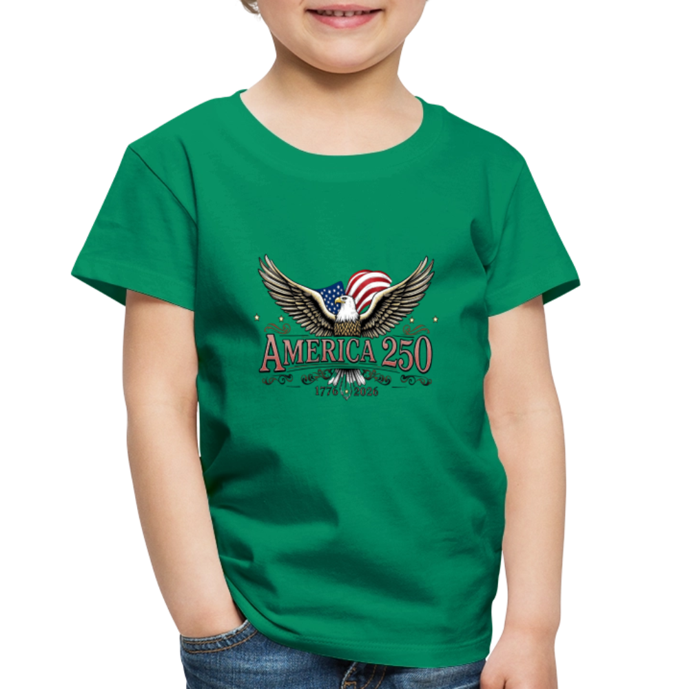 AMERICA 250 Toddler Premium T-Shirt - kelly green
