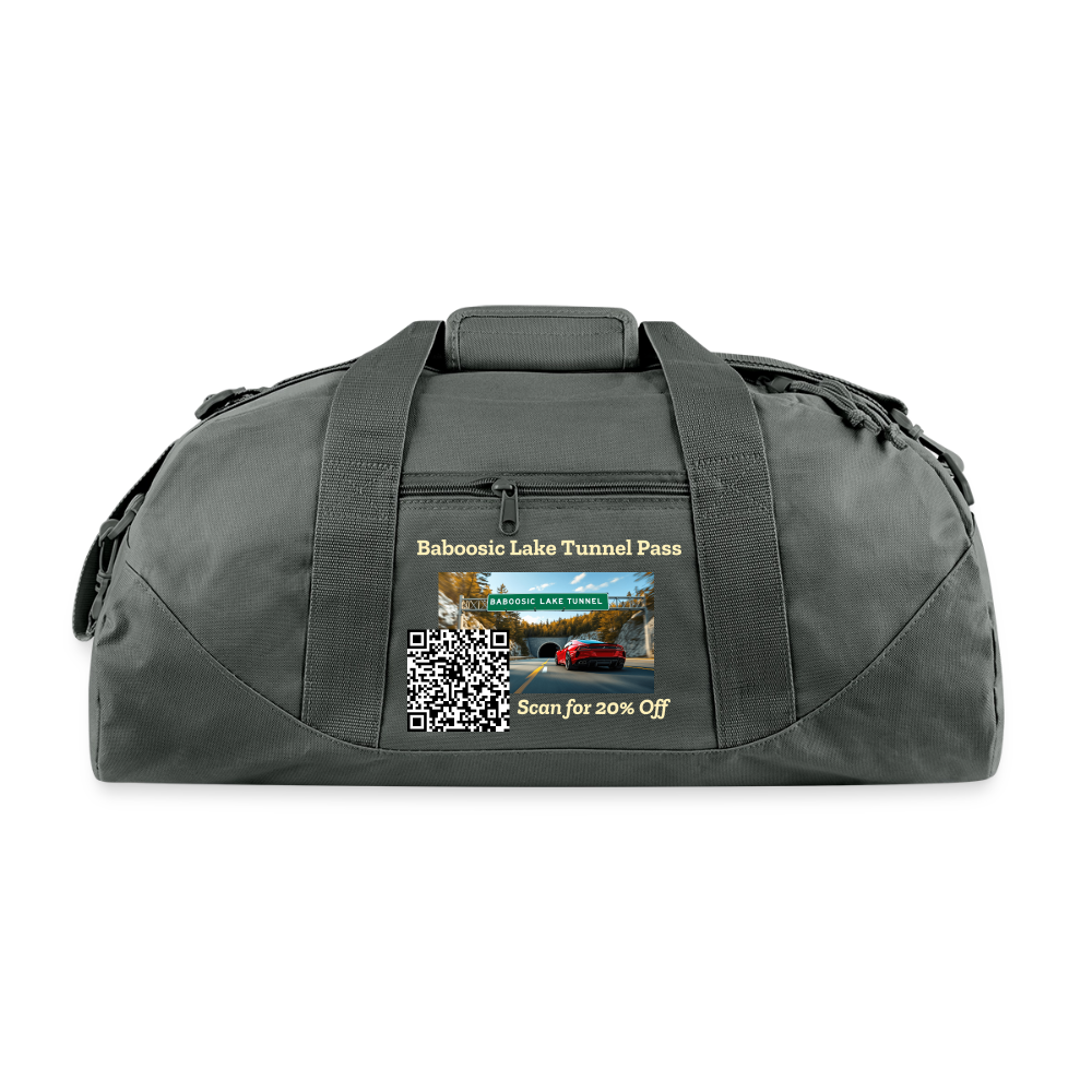 BABOOSIC LAKE TUNNEL PASS Duffel Bag - charcoal