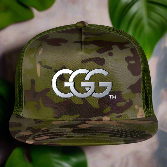 GGG TM CAMO Trucker Hat - MultiCam\green