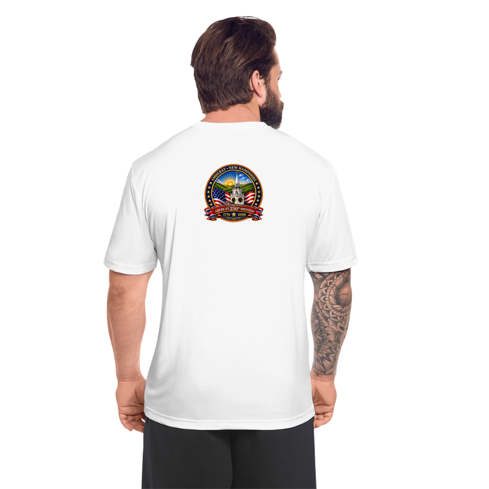 Men’s Moisture Wicking Performance T-Shirt - white