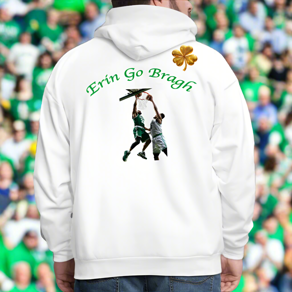 ERIN GO BRAGH DOUBLE GOLD Men's Hoodie - white