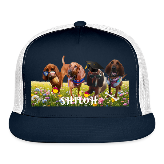 TAYLOR SHILOH 4A Trucker Hat - navy/white