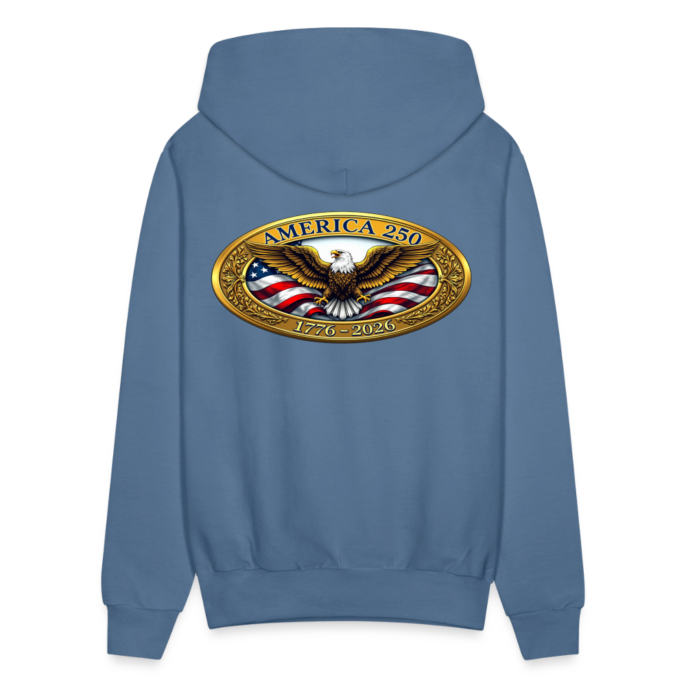 AMERICA 250 Men's Hoodie - denim blue