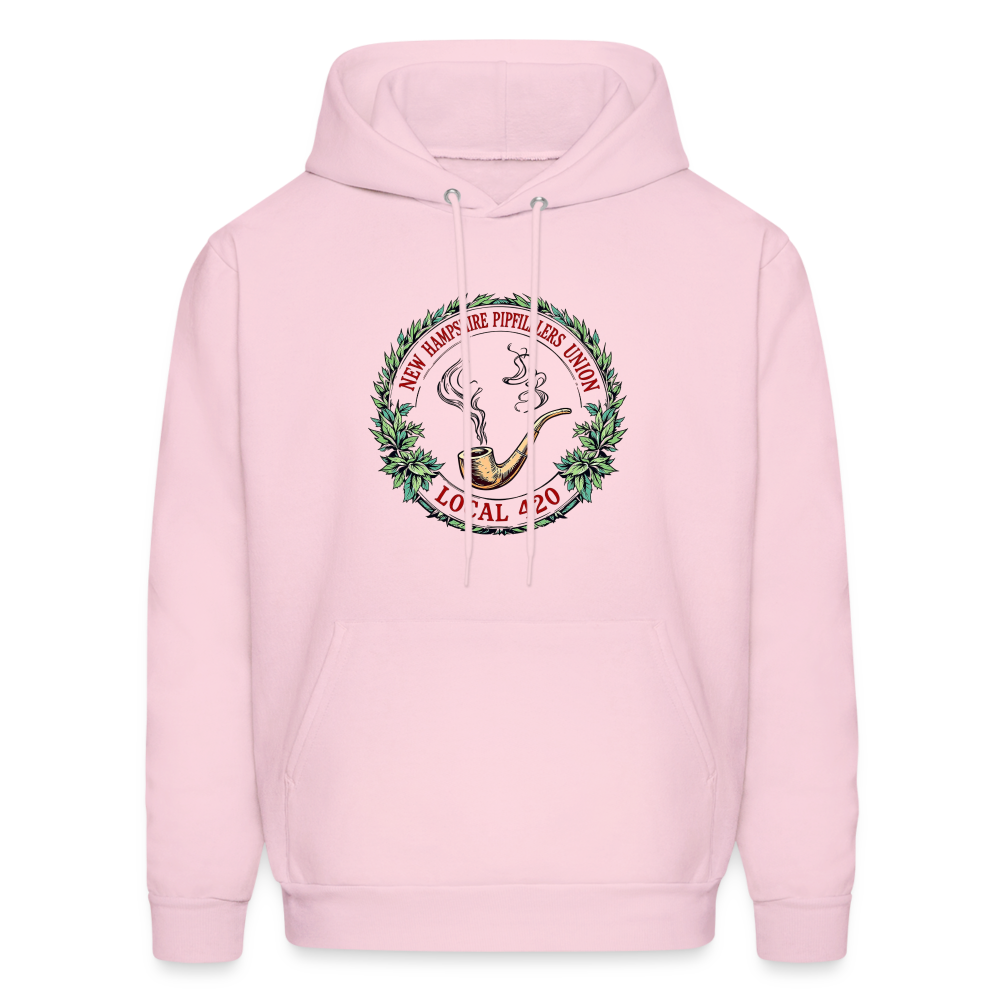 NEW HAMPSHIRE PIPEFILLERS UNION LOCAL 420 Hoodie - pale pink
