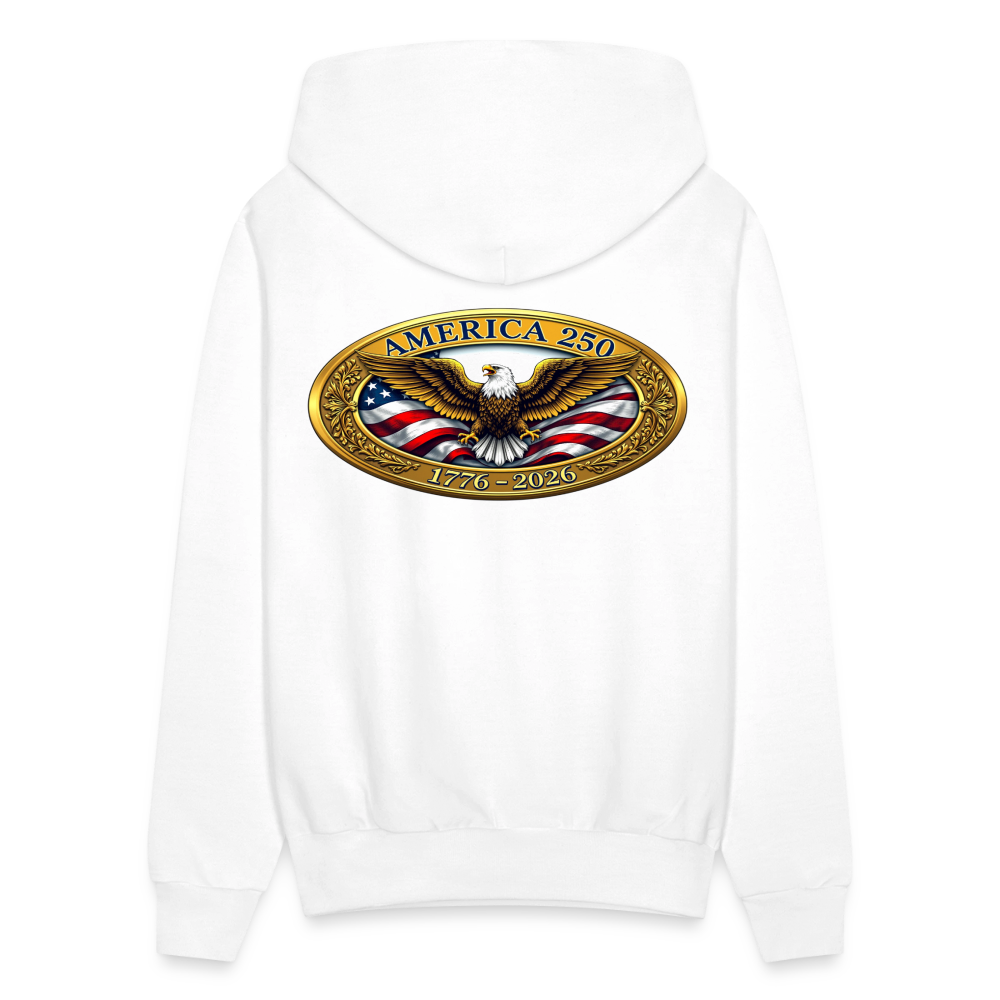 AMERICA 250 Men's Hoodie - white