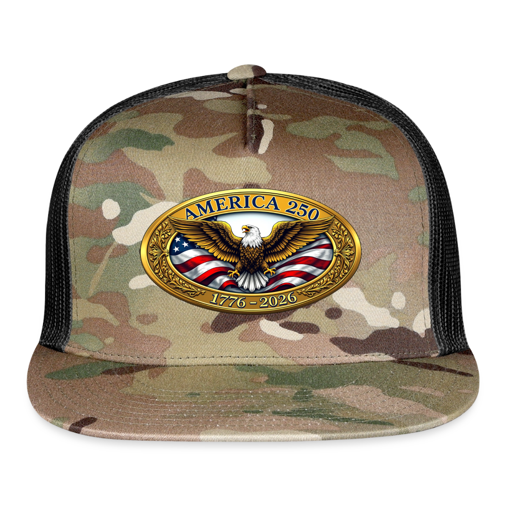 AMERICA 250 Trucker Hat - MultiCam\black