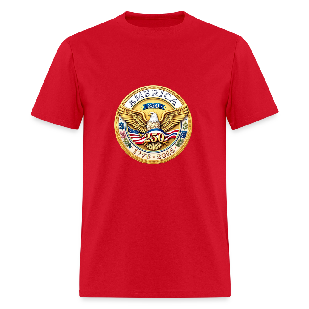 AMERICA 250 Men's T-Shirt - red