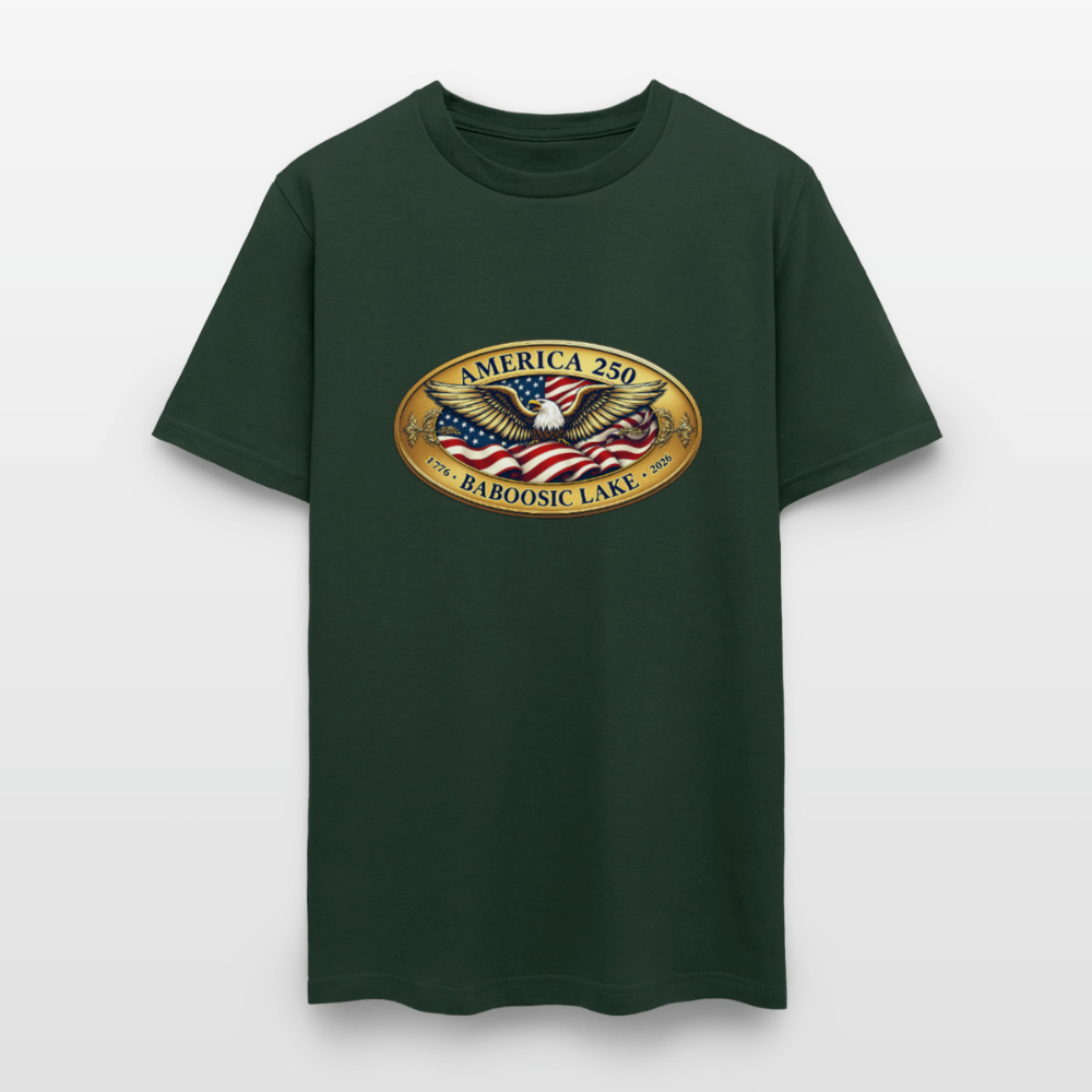 BABOOSIC LAKE AMERICA 250 Men's T-Shirt - forest green