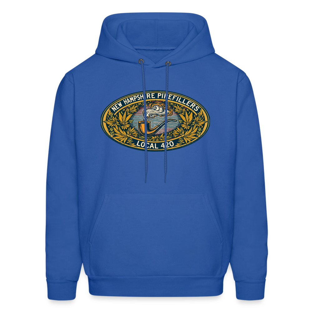 NEW HAMPSHIRE PIPEFILLERS UNION LOCAL 420 Hoodie 2 - royal blue