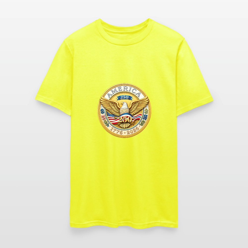 AMERICA 250 Men's T-Shirt - safety green