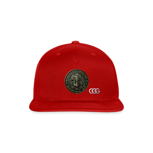 MASS PIEFILLERS UNION 420 Snapback Baseball Cap - red