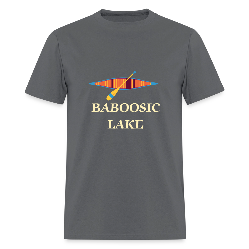 BABOOSIC LAKE Relaxed Design Classic T-Shirt - charcoal