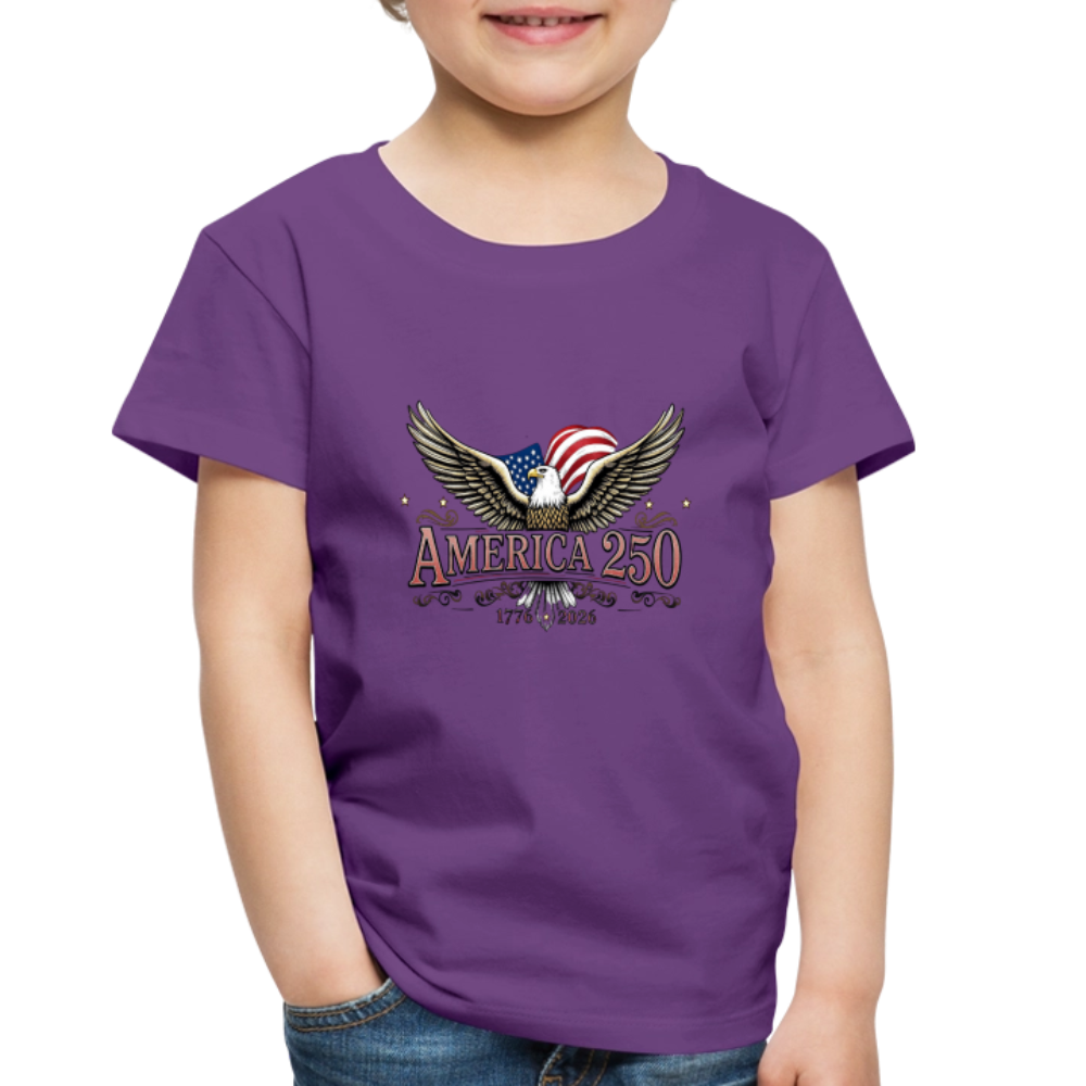 AMERICA 250 Toddler Premium T-Shirt - purple