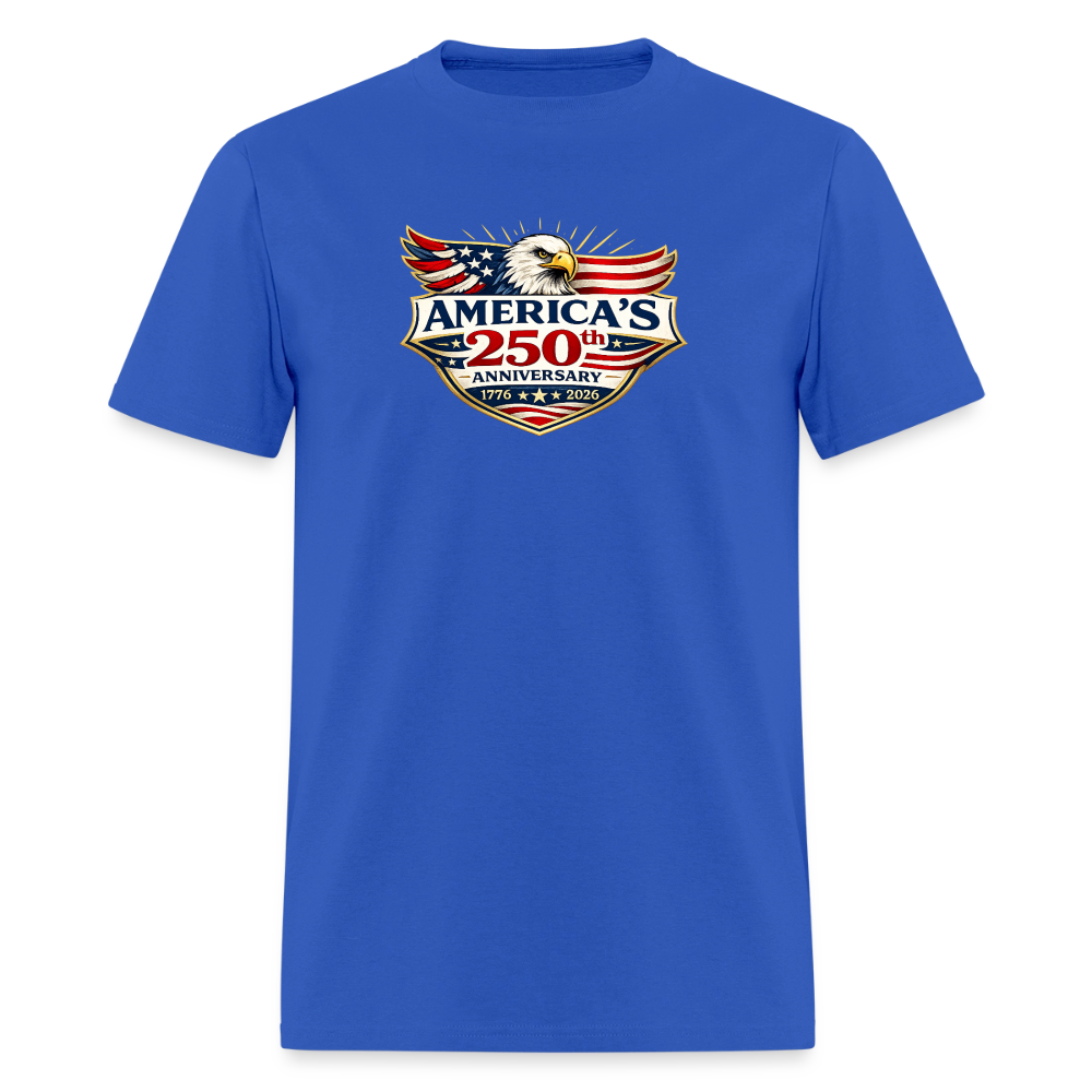 AMERICA 250th ANNIVERSARY Eagle Men's T-Shirt - royal blue