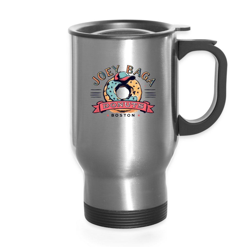 JOEY BAGA DONUTS BOSTON 40oz Stainless Steel Travel Mug - silver