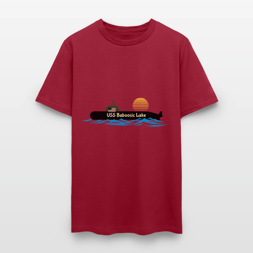 USS BABOOSIC LAKE Hanes Unisex Classic T-Shirt - dark red