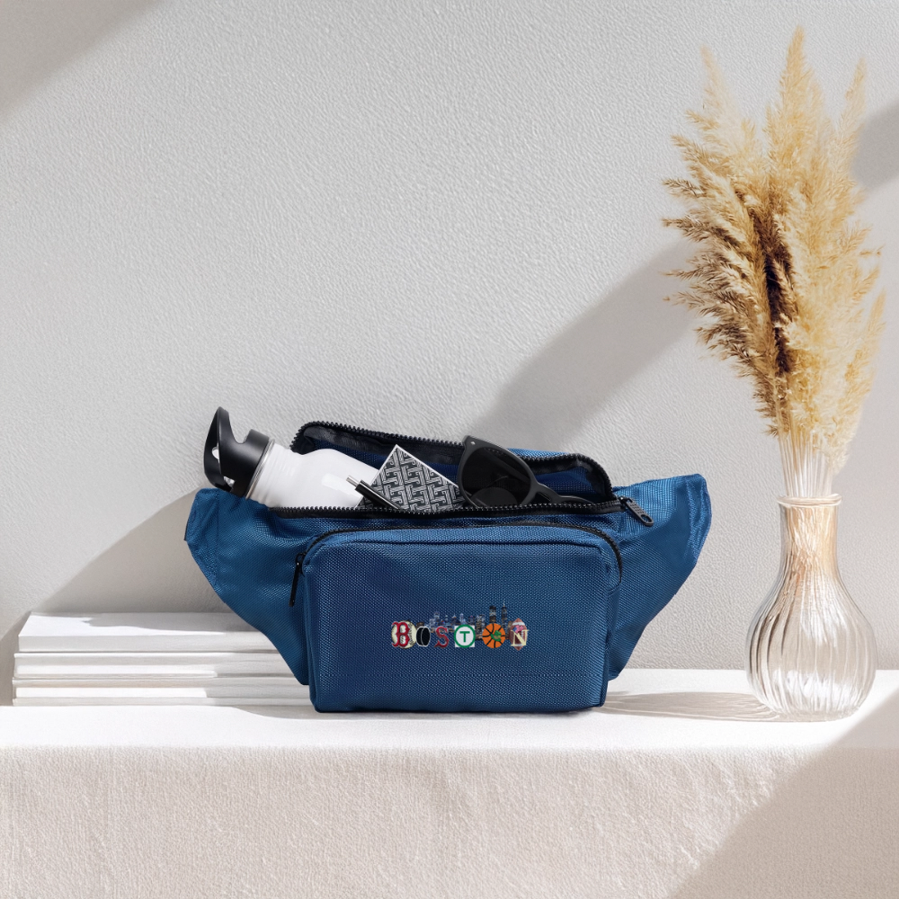 BOSTON SKYLINE AUTHENTIC Large Crossbody Hip Bag - blue