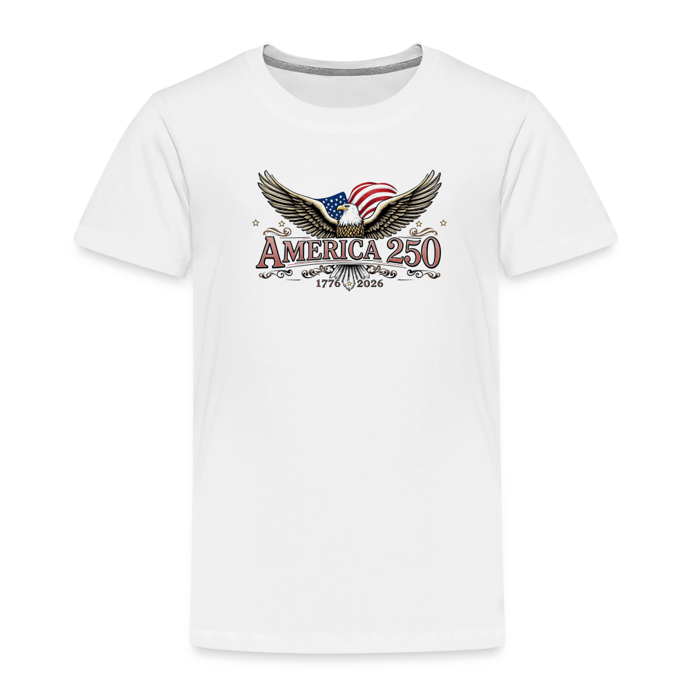 AMERICA 250 Toddler Premium T-Shirt - white