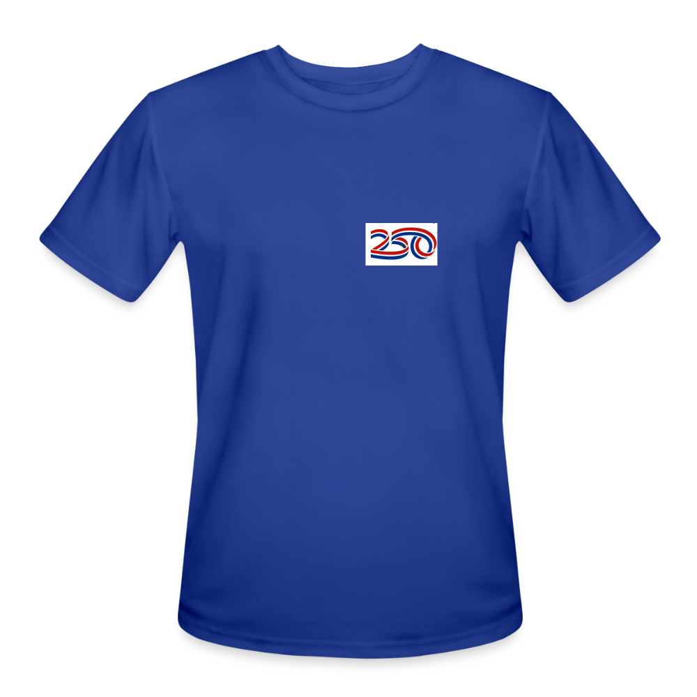 Amherst Men’s Moisture Wicking Performance T-Shirt - royal blue