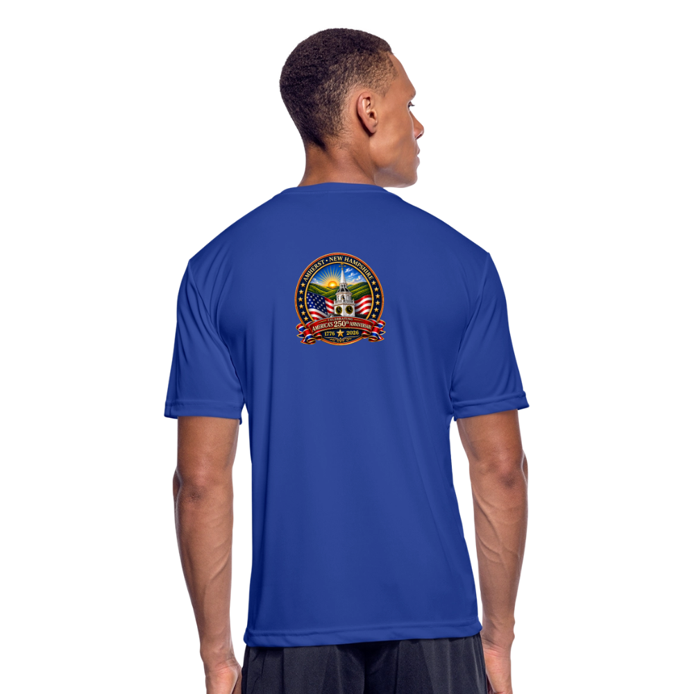 Men’s Moisture Wicking Performance T-Shirt - royal blue