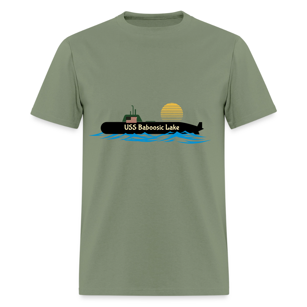 USS BABOOSIC LAKE Hanes Unisex Classic T-Shirt - military green