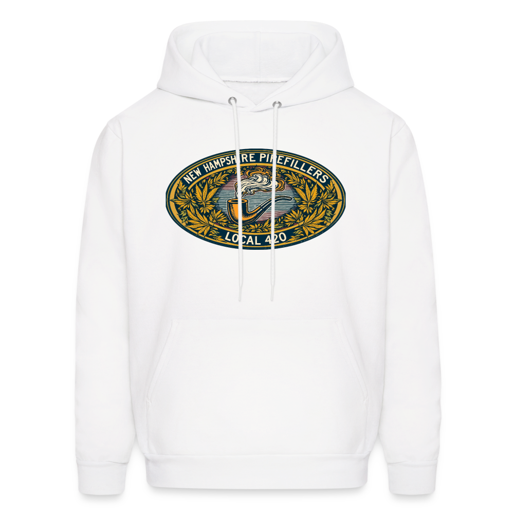 NEW HAMPSHIRE PIPEFILLERS UNION LOCAL 420 Hoodie 2 - white