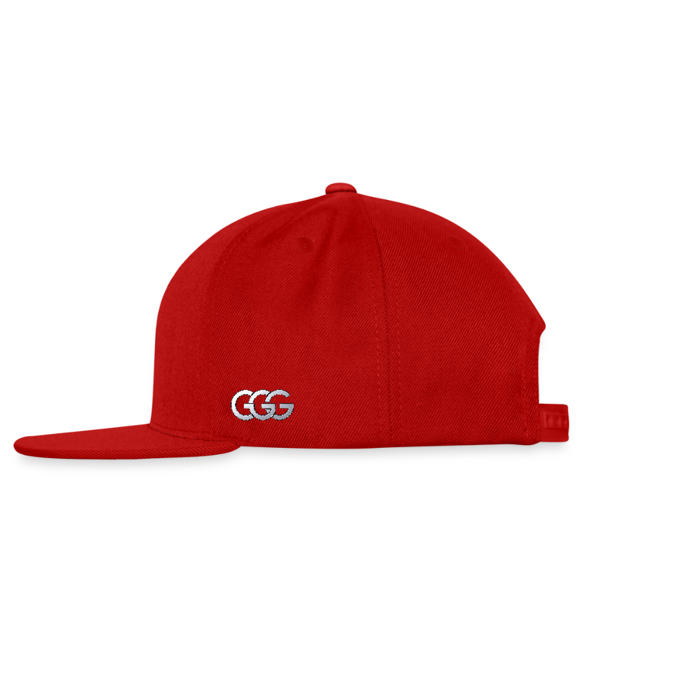 GGG TM LOGO 3 Snapback Baseball Cap - red