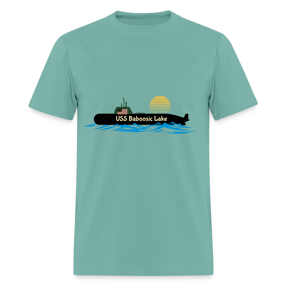 USS BABOOSIC LAKE Hanes Unisex Classic T-Shirt - aquatic