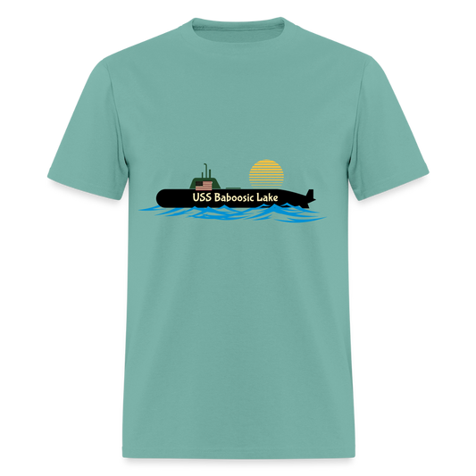 USS BABOOSIC LAKE Hanes Unisex Classic T-Shirt - aquatic