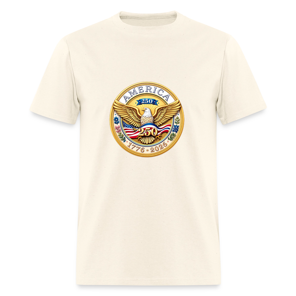 AMERICA 250 Men's T-Shirt - sweet cream heather